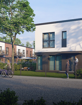 Duże okna i przestronne ogrody