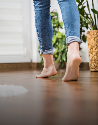 Ogrzewanie podłogowe
w całym domu